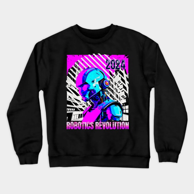 2024 Engineering Robots Robotics Engineer Crewneck Sweatshirt by Outrageous Flavors